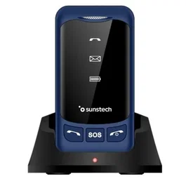 Sunstech Teléfono móvil Celt25BL para personas mayores Azul